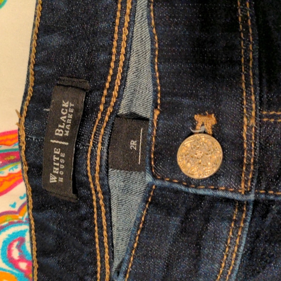 White House Black Market Jeans Skinny Flare - Picture 3 of 8